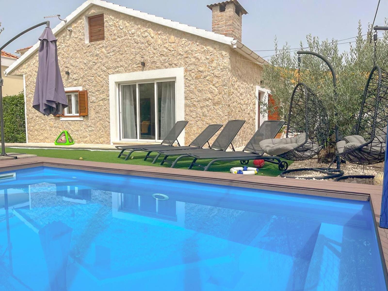 Mustra House Zadar - Private Pool & Sauna المظهر الخارجي الصورة