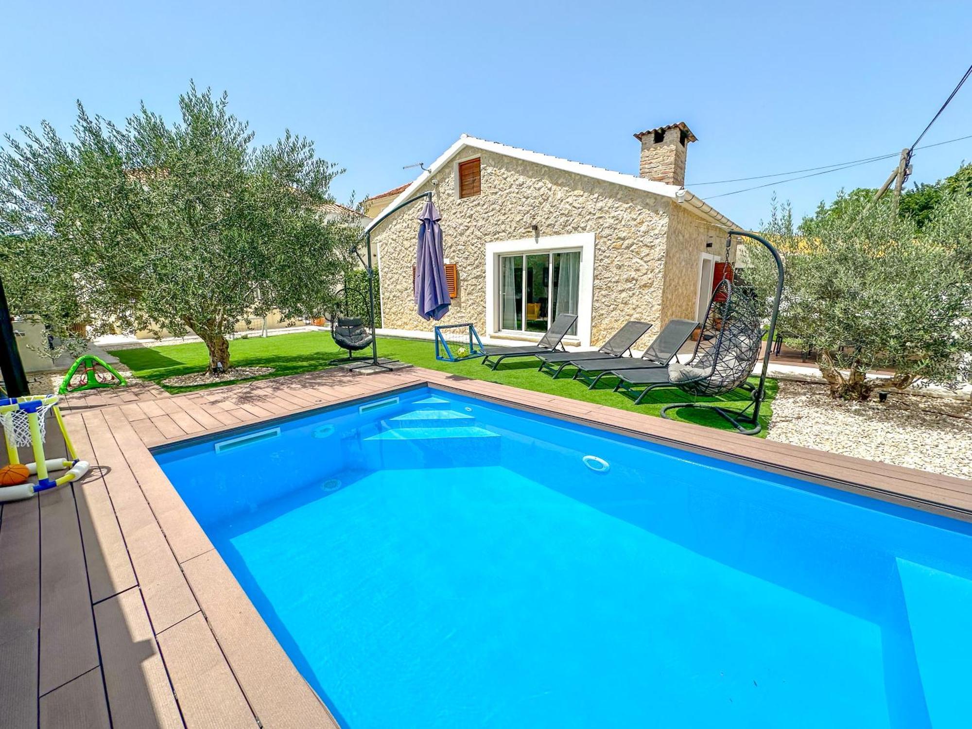 Mustra House Zadar - Private Pool & Sauna المظهر الخارجي الصورة